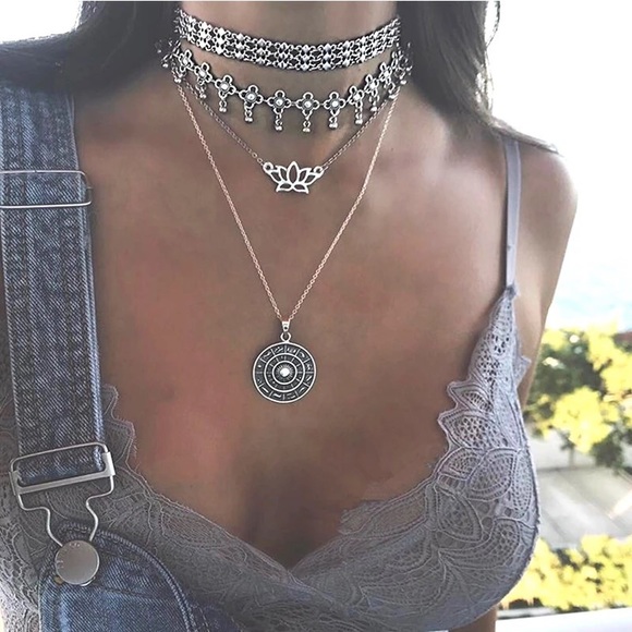 Jewelry - Lotus Double Layer Necklace